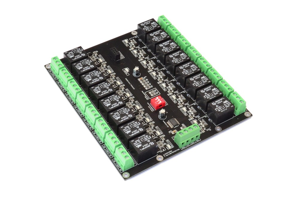 16 Channel I2C Interface Electromagnetic Relay Module for Arduino Raspberry e...