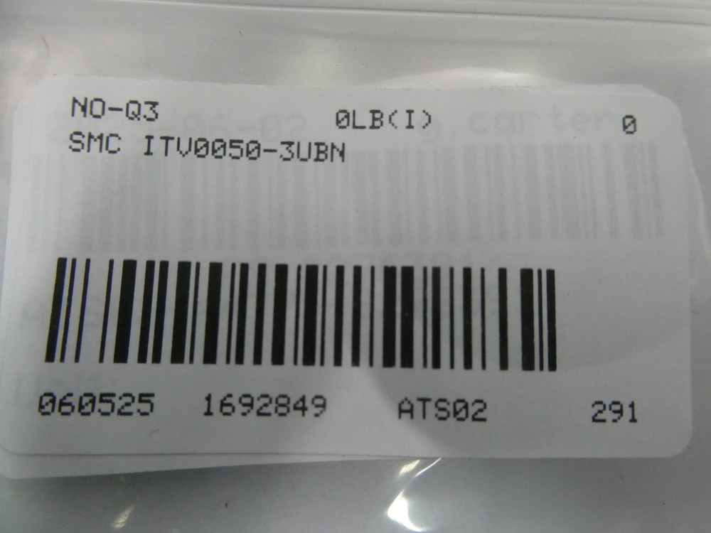 Smc ITV0050-3UBN Compact Electro Pneumatic Regulator 0.001-0.9mpa