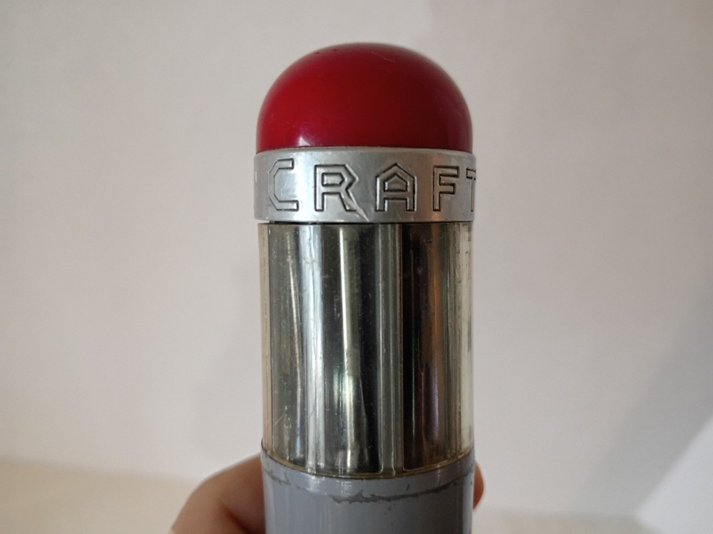 Vintage Craftsman Push Drill with 8 Bits EUC