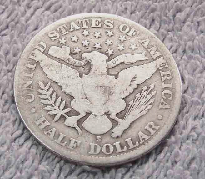 1912-S Barber Half Dollar #9