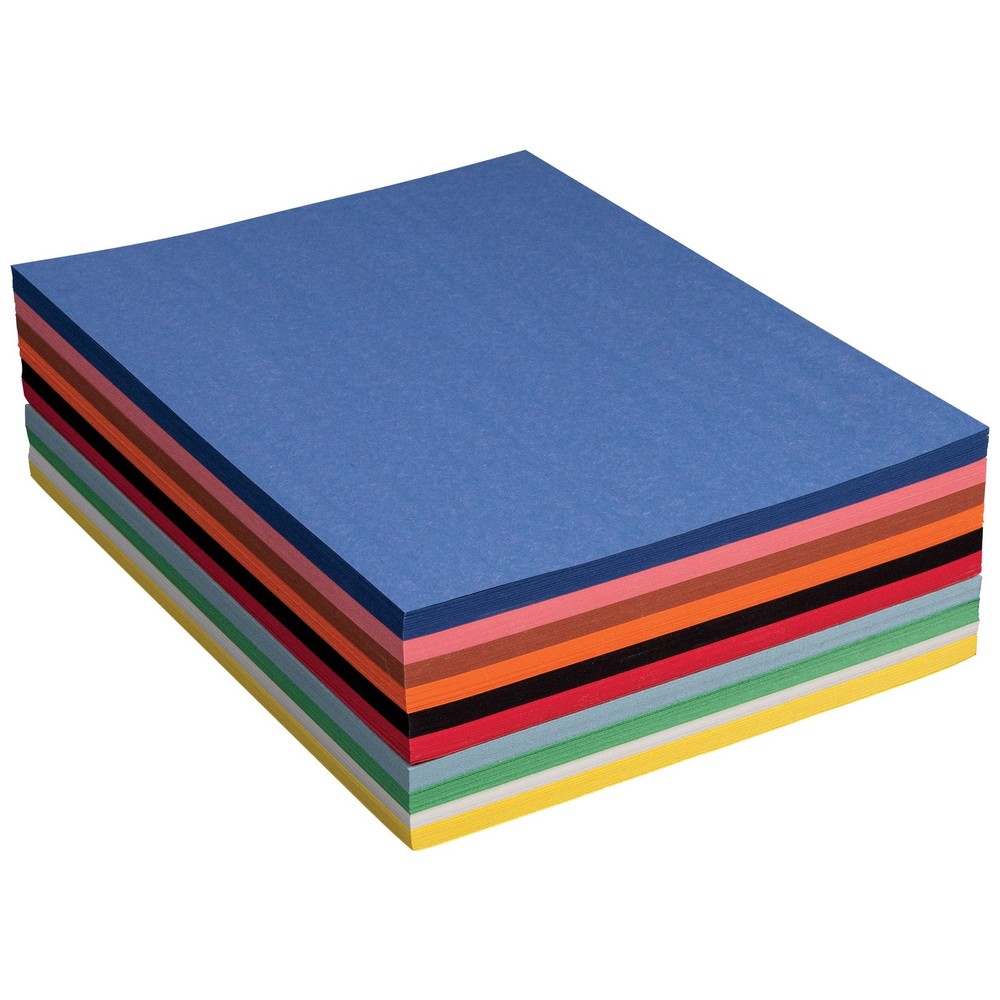 500 Sheets Prang Construction Paper 10 Assorted Colors 9" x 12" Sheets