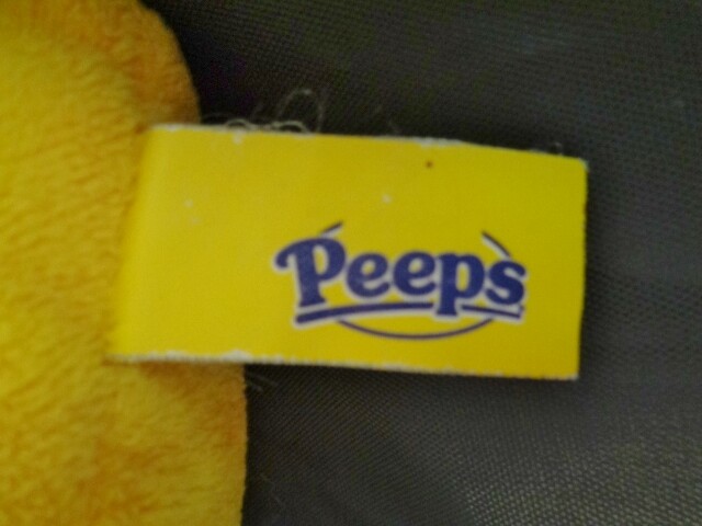 Peeps Yellow Chick 4-5" Marshmallow Easter Plush Stuffed beanbag 2005 Just Born