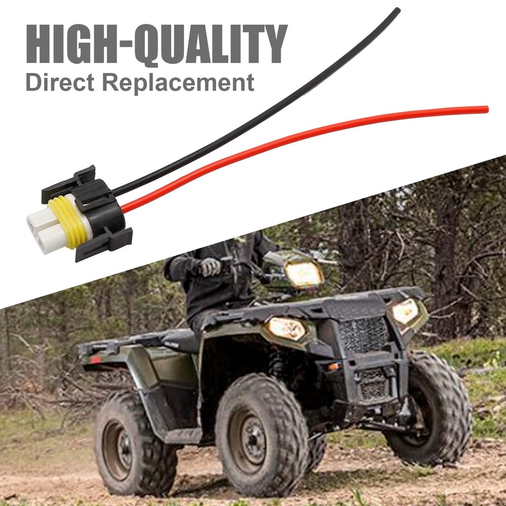 Wiring Harness Headlight Socket Headlight Connector Plug ATV Hi-Temp Pigtail