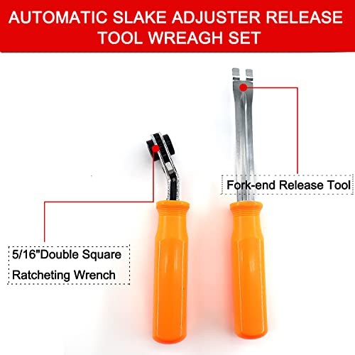 Automatic Slack Adjuster Release Tool and Wrench Fork End Release Tool and