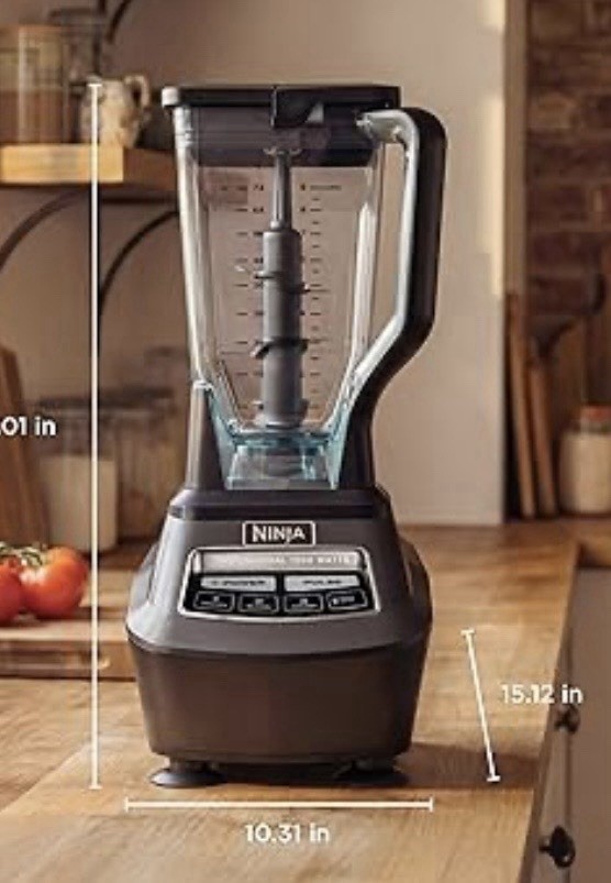 Ninja Blender Professional 1500 Watts Powerful! Pre-owned