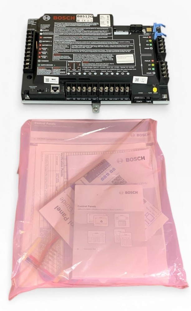 Bosch G Series B8512G IP control panel, 8 areas, 99 points