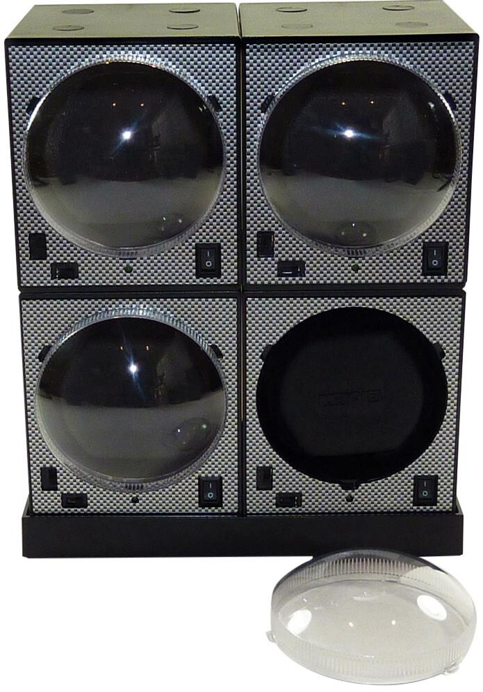 BOXY Brick QUAD Automatic Watch Winder System MODEL: 4E2 -Brilliant!