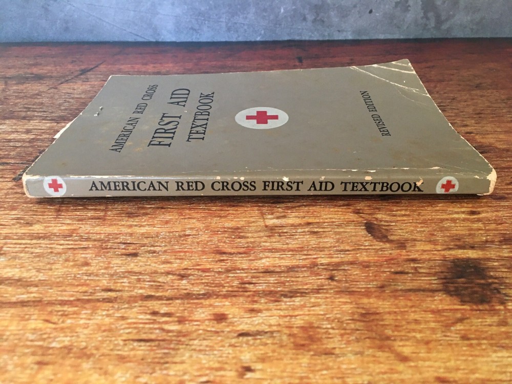 American Red Cross First Aid Textbook Revised Edition Book 1945