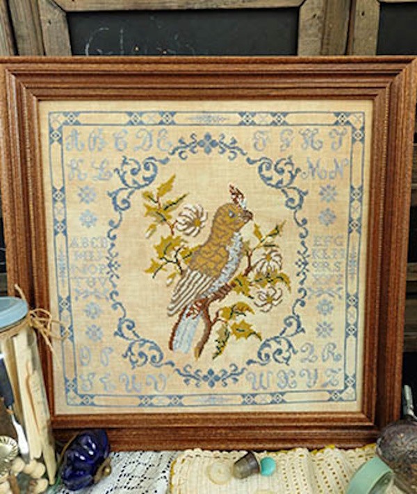 Something Blue~Quaint Rose Needle Arts