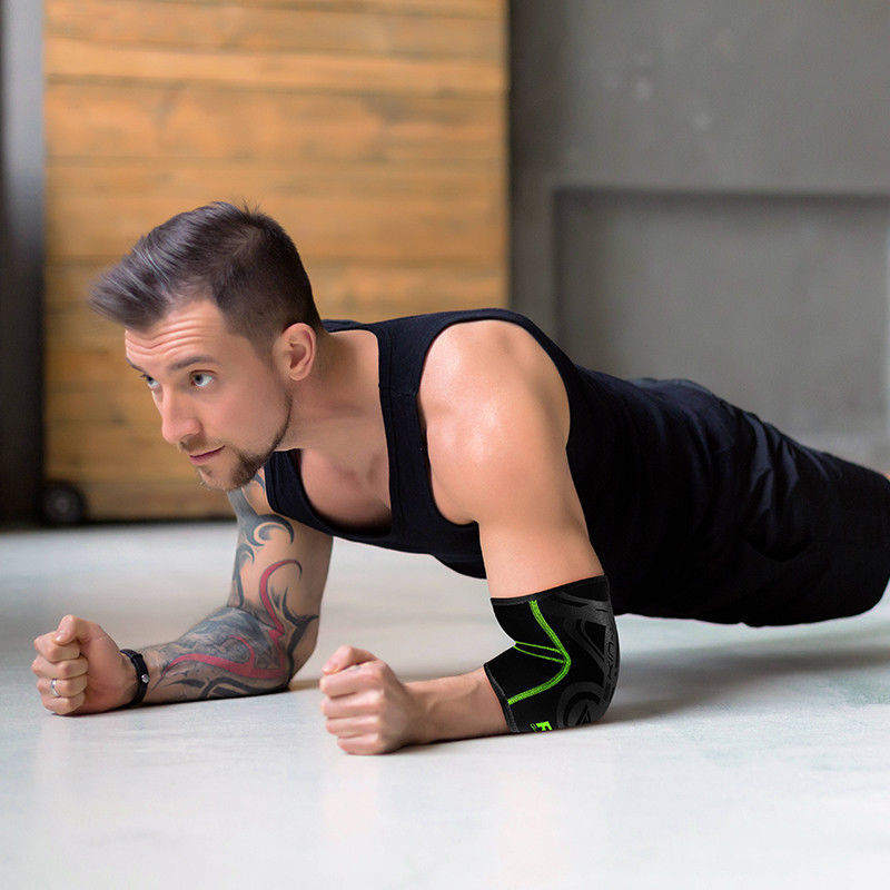 Elbow Brace Support by RDX, Arthritis, Elbow Compression Sleeve, Forearm Support