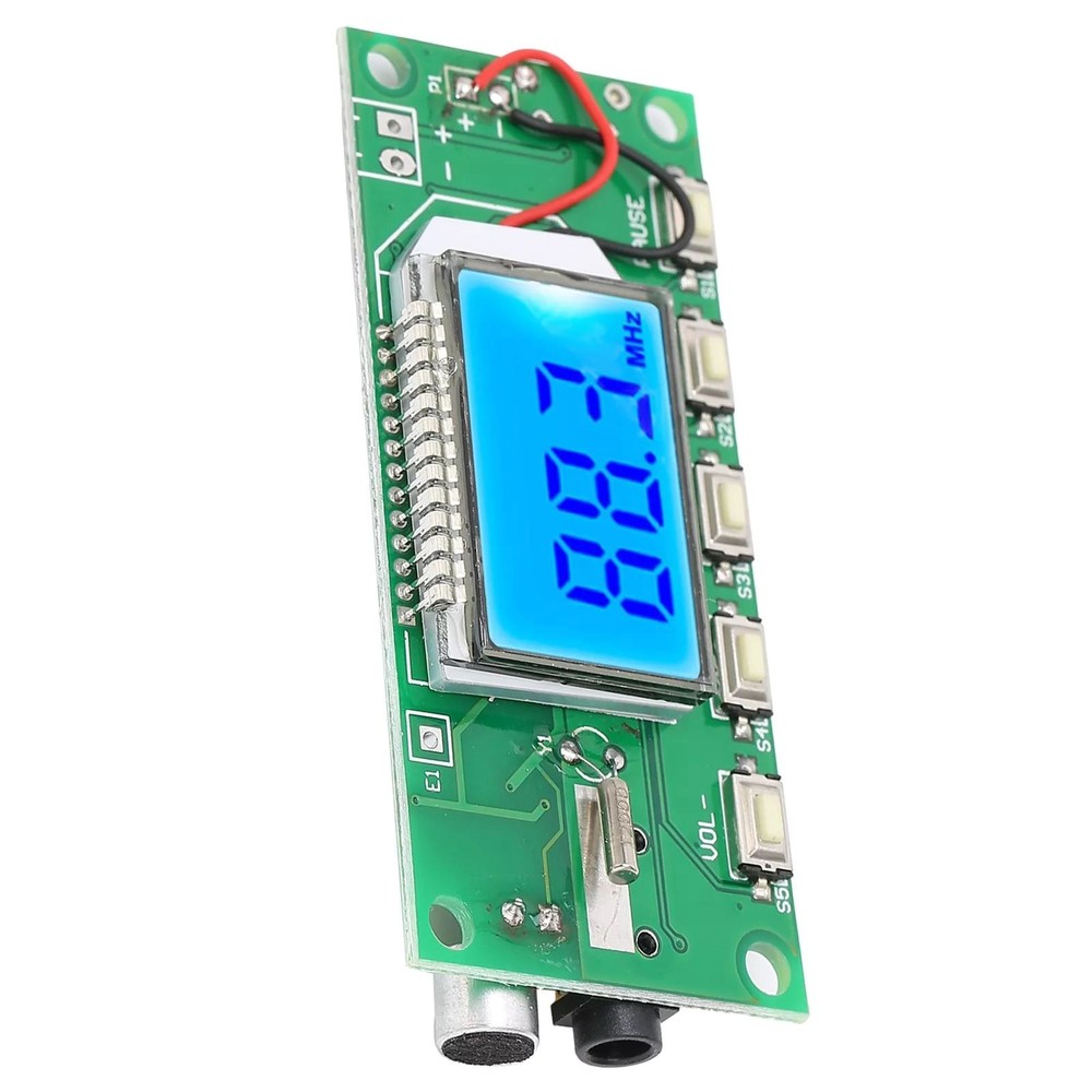FM Radio Transmitter Module With LCD Display Board 3-5V Mono/Stereo Mode