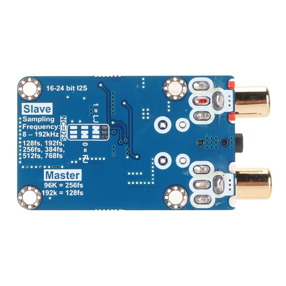 I2S ADC Audio Card Module, 24bit 192k 96k Master Mode Development Board,...