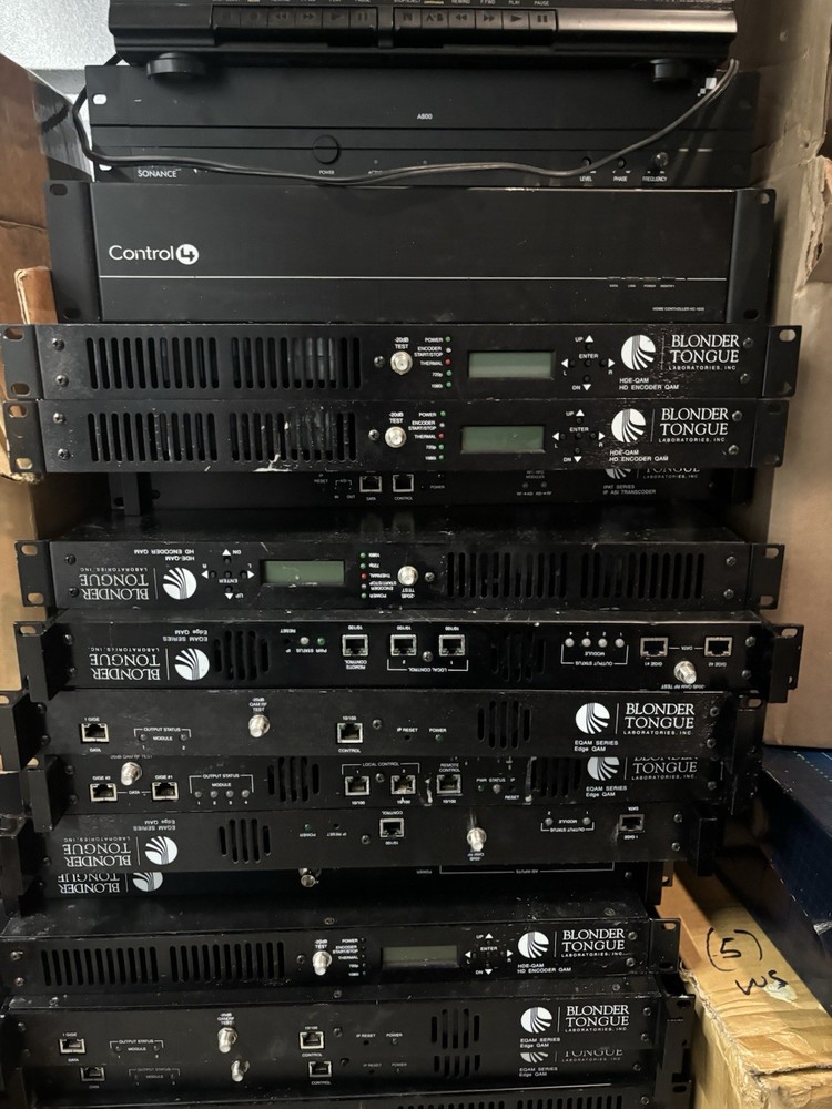 Blonder Tongue Laboratories QAM Encoder , HDE-ASI, HD ENCODER - EQUIPMENT LOT !!