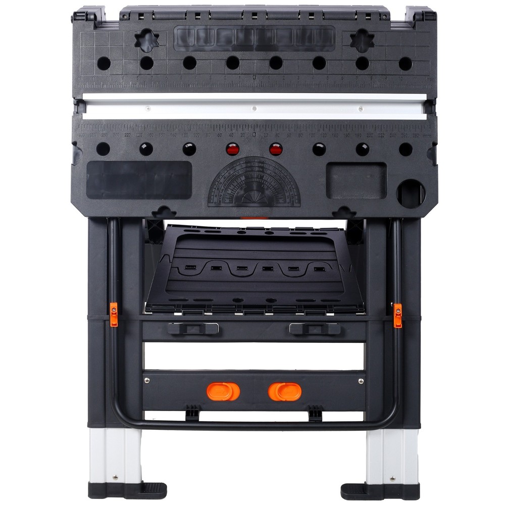 Portable Folding Work Table, 2-in-1 as Sawhorse & Workbench