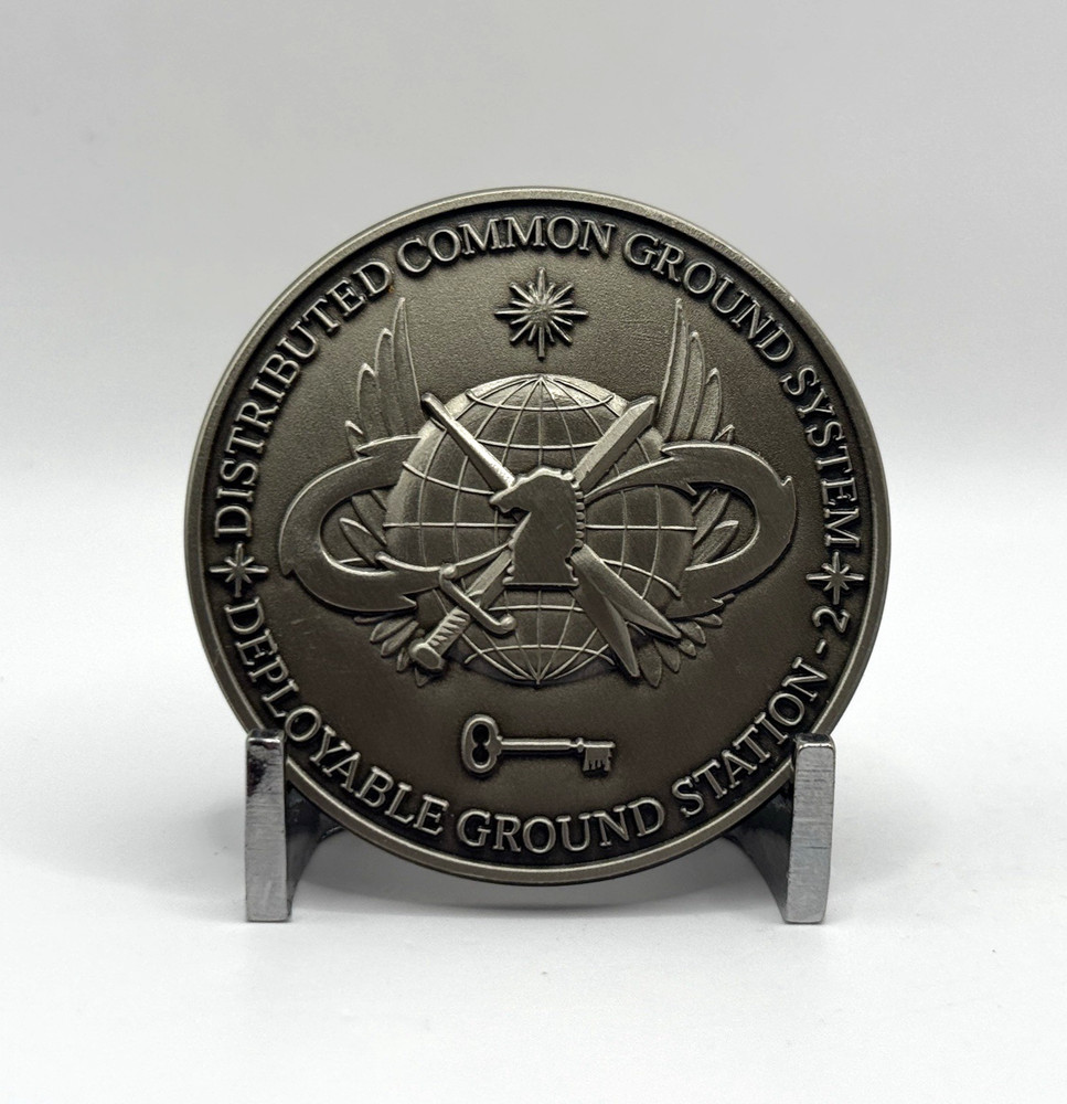 CHALLENGE COIN - Operation Allied Force Distributed Common Ground System U-2 UAV