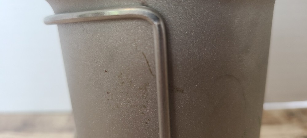 U.S. Military Canteen Cup with Wire Handle