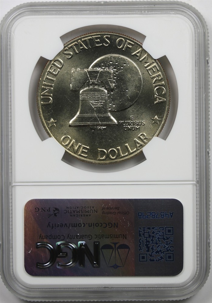 1976-D Type 2 $1 NGC MS 66 Eisenhower IKE Dollar