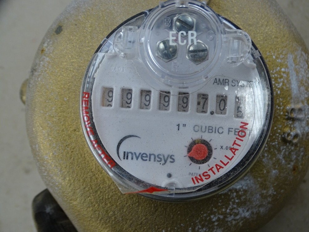 Invensys SR Water Meter 1" ,
