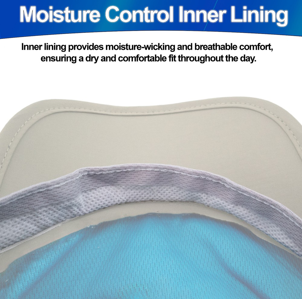 Cooling Sunscreen Hat Hydro Evaporative UV Protection SPF Reflective Sun Hat Cap