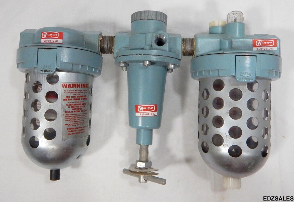 Wilkerson Pneumatic Air Lubricator Regulator Filter Assembly