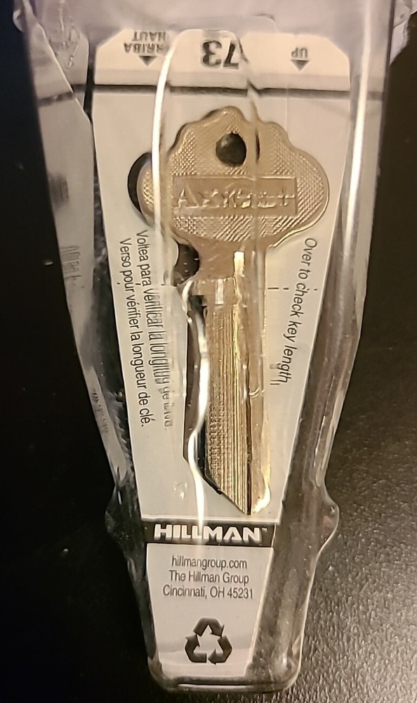 (4 Pack) Hilman 88551 Blank Key #73