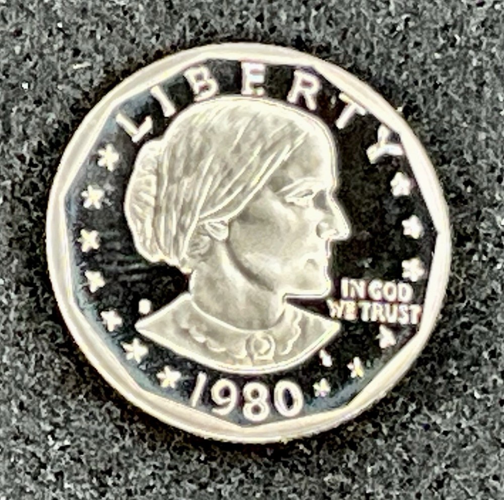 1980-S Proof Susan B Anthony Dollar