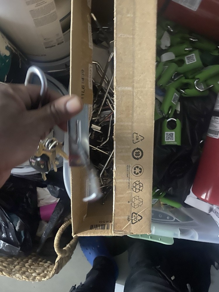 Metal Pegboard Single Stem Hooks for Retail Display