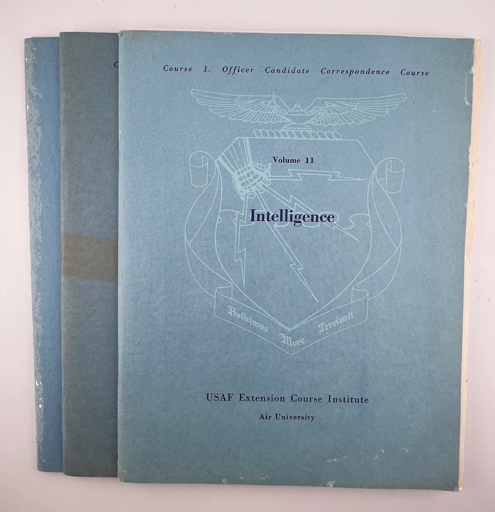 USAF Extension Course Institute Books: Intelligence, Expression, & Leadership