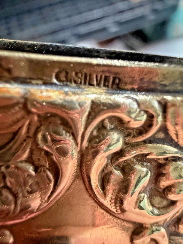 Victorian Coin Silver Vesta-Match Safe Holder