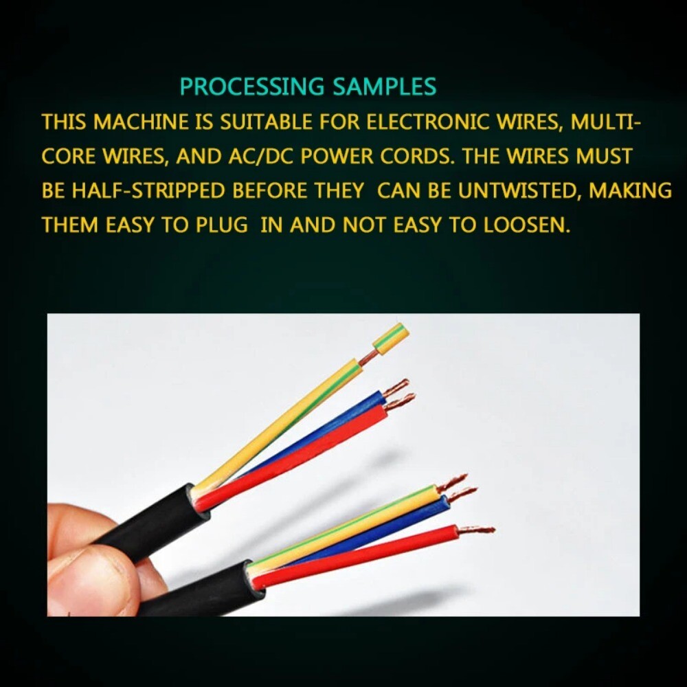 Semi-Stripping and Twisting Machine Cable Stripping Machine Electric Twisting