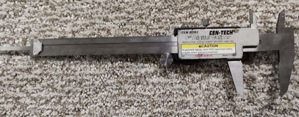 CEN TECH 6" DIGITAL CALIPER