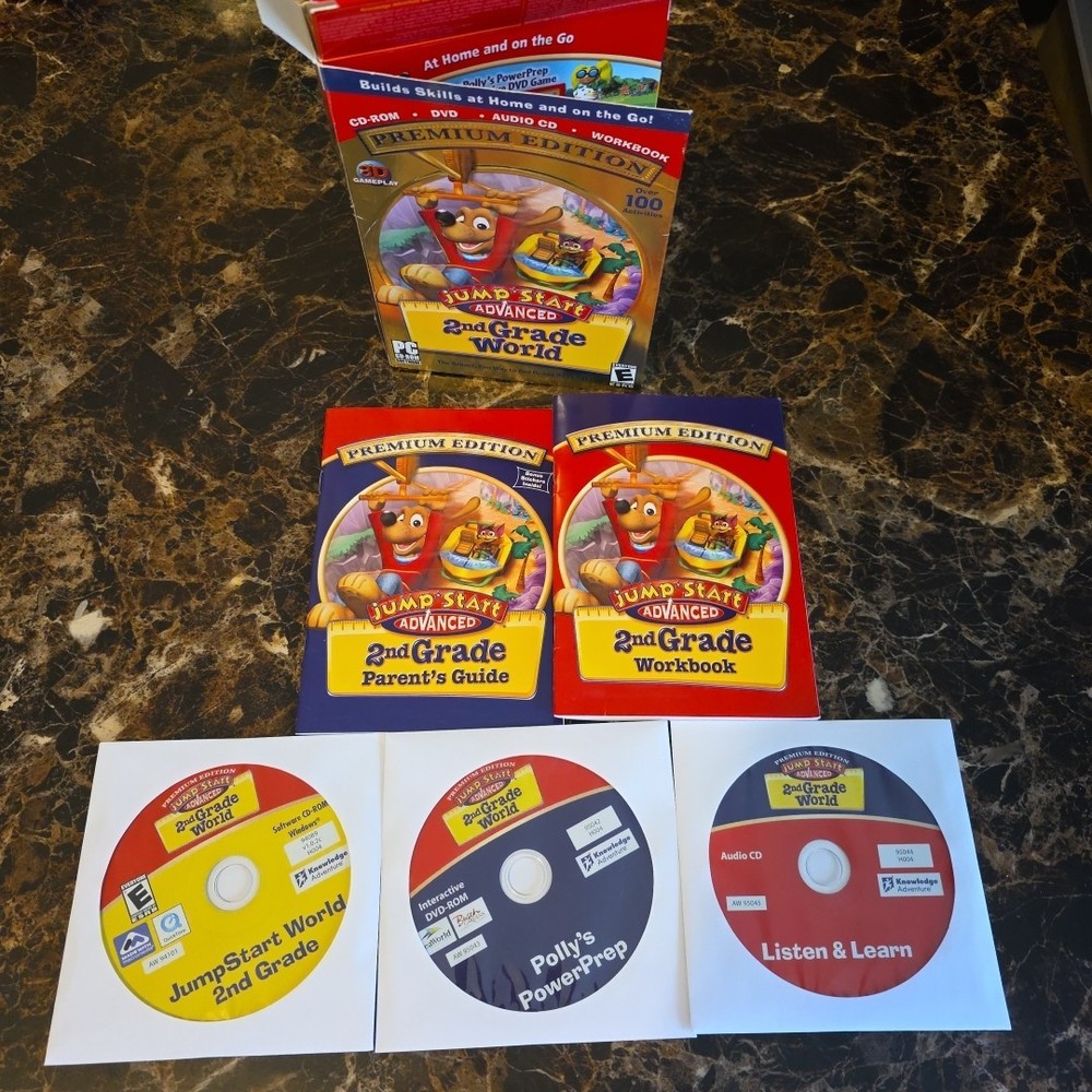 Knowledge Adventure JumpStart Advanced Premium 2nd Grade