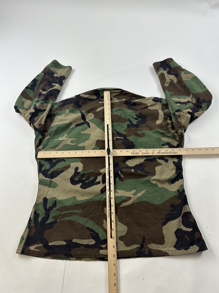 Camouflage Military Jacket Adult Medium Short