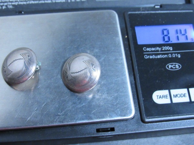 native American sterling earrings