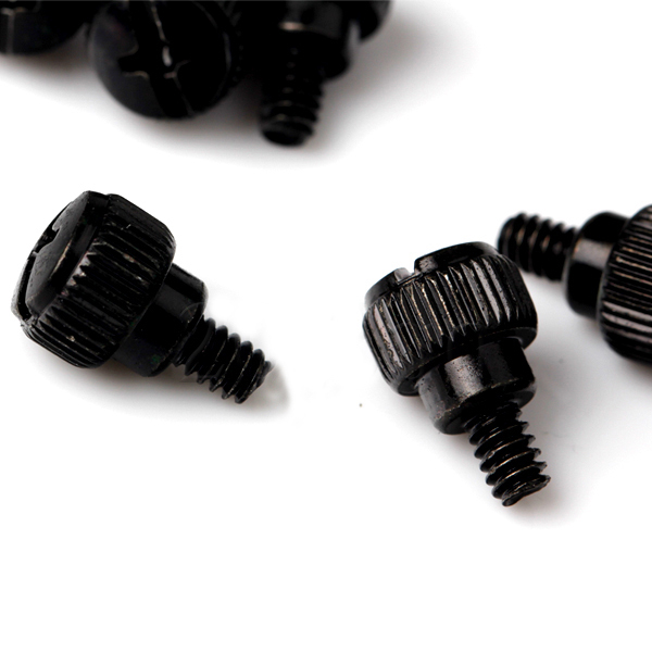 10 PC Computer Case Thumb Screws 6-32 Toolless Modding Black