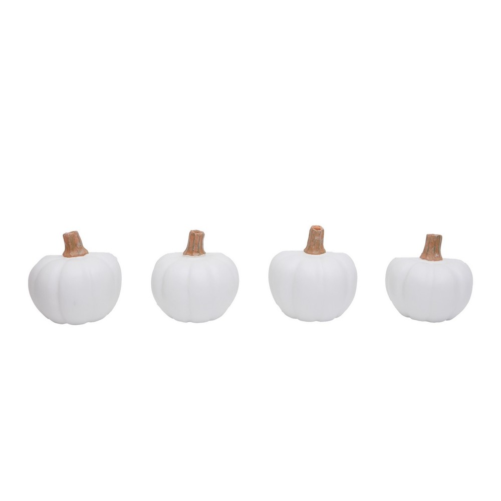 Pumpkin Extra Small - White Matte