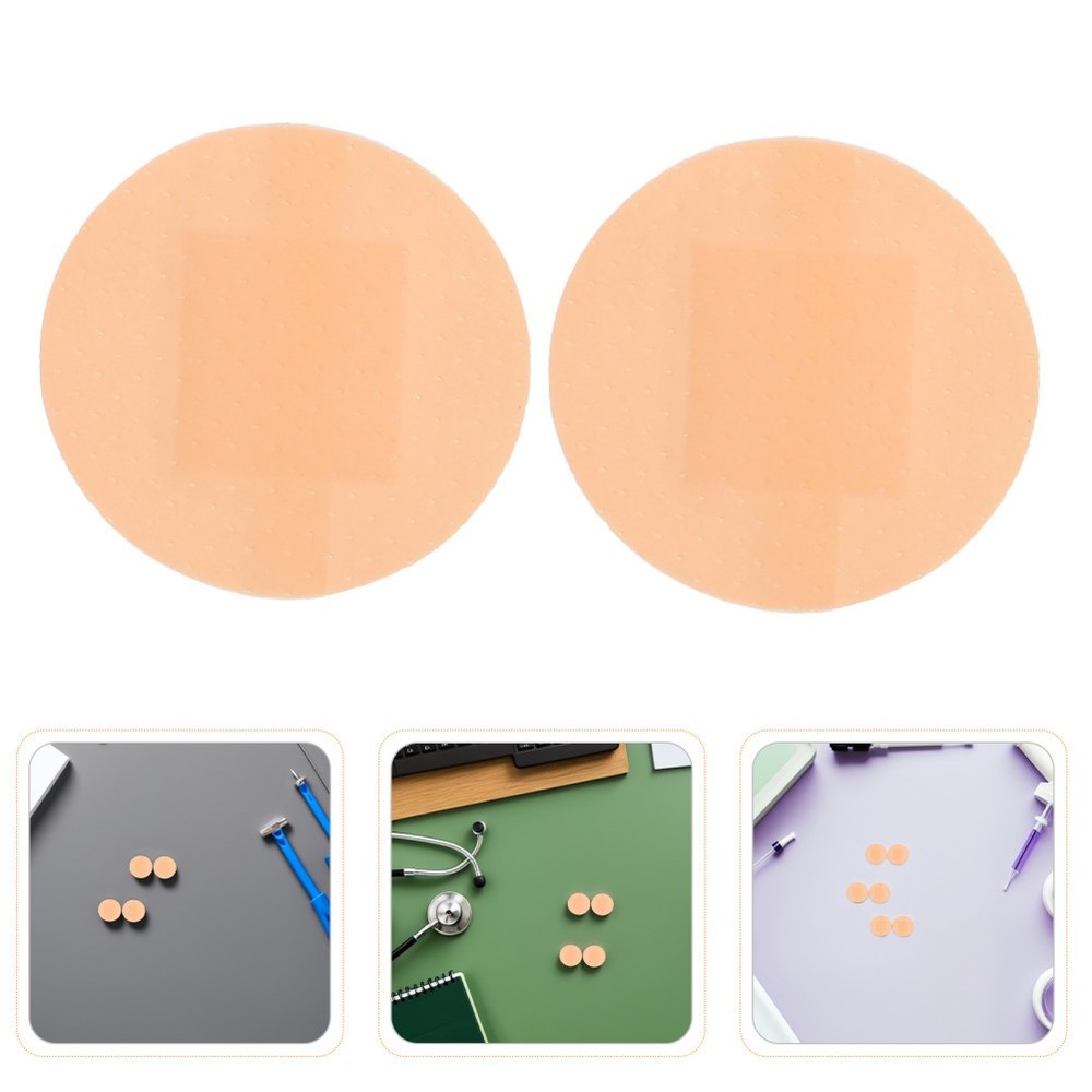 300 Pcs Waterproof Breathable Patch Fabric Spot Bandages Tan