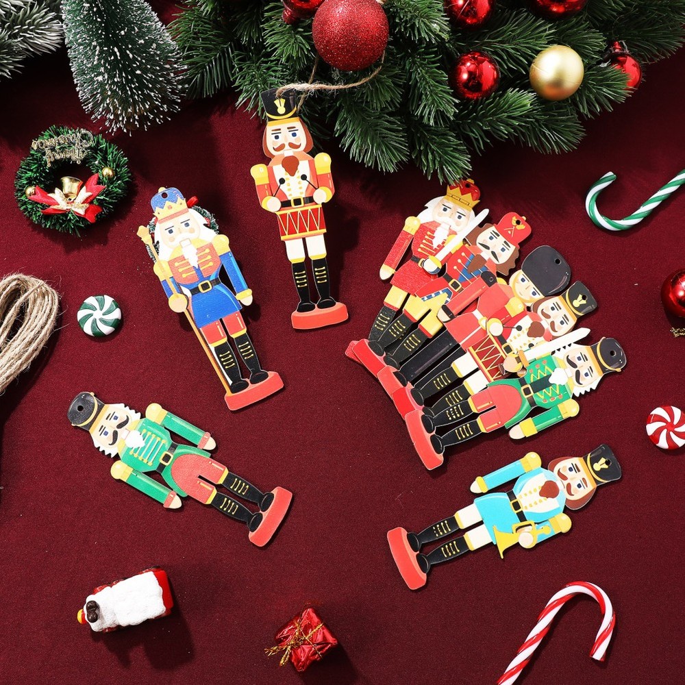 36 Pcs Nutcracker Miniature Nutcrackers Holiday Door Decorations