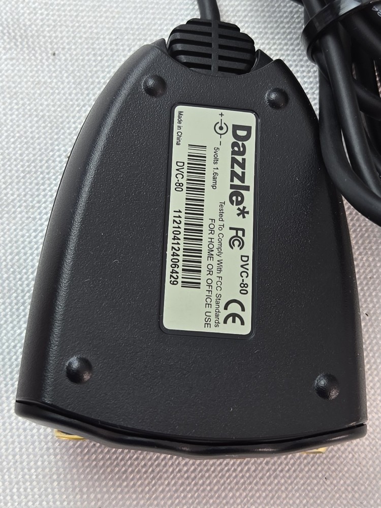 Dazzle Digital Video Creator 80 Includes Installation Disc & Guide