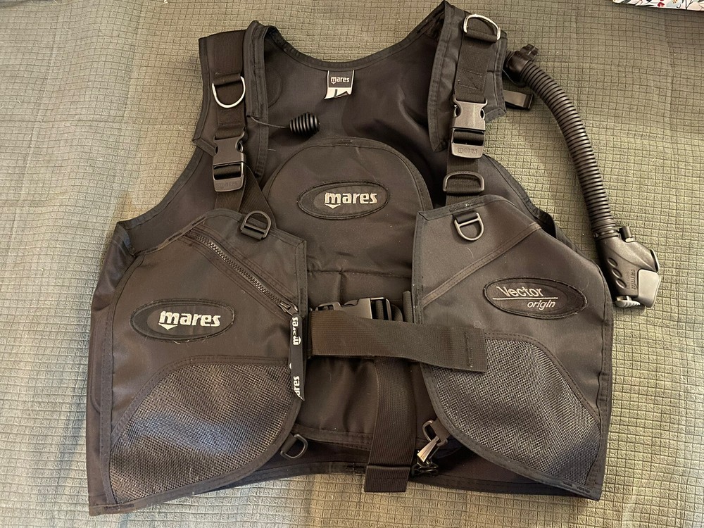 Mares Scuba Vest- Vector Origin - Black- size Large