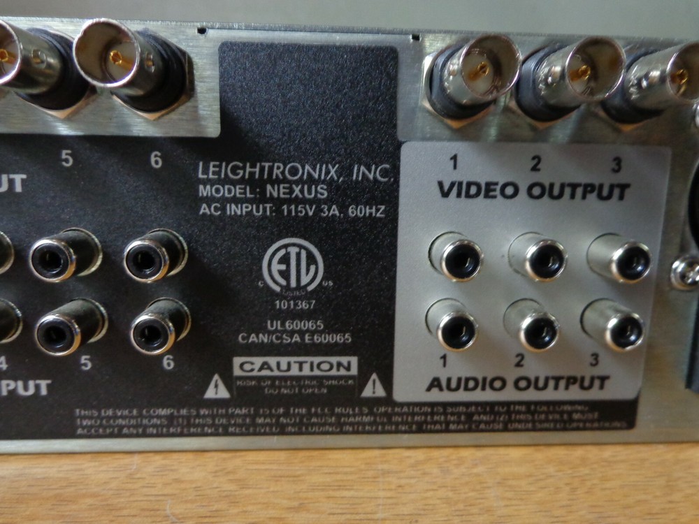 Leightronix Nexus Network-Managed Video System Server (Power UP Test Only)