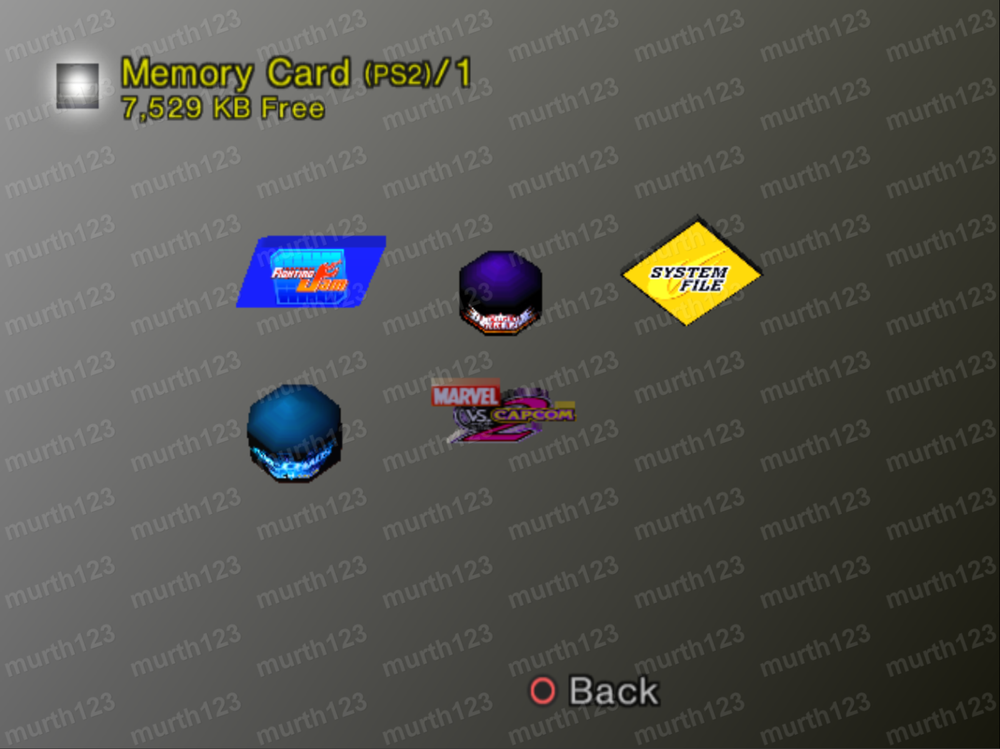 MARVEL vs CAPCOM vs SNK | PS2 MEMORY CARD SAVES | 100% Unlocked! All Fighters!