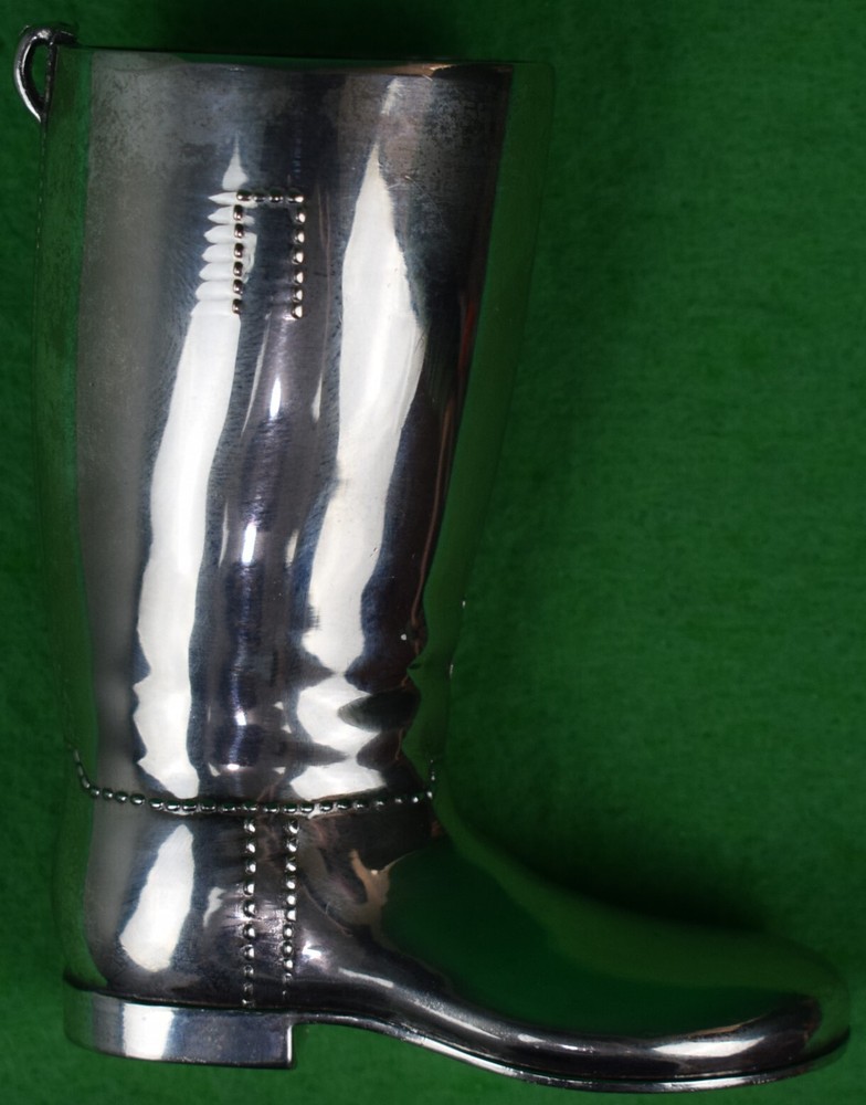 "Riding Boot 1oz Silver Plated Cup Made In England"