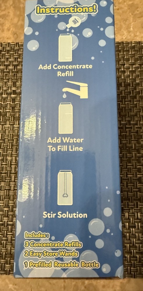 Better Bubbles Starter Kit / Refillable Bubble System, Eco-friendly, Brand New