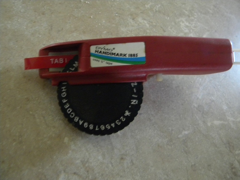 Dymo 1885 Hank Held Label Printer Embossing Maker