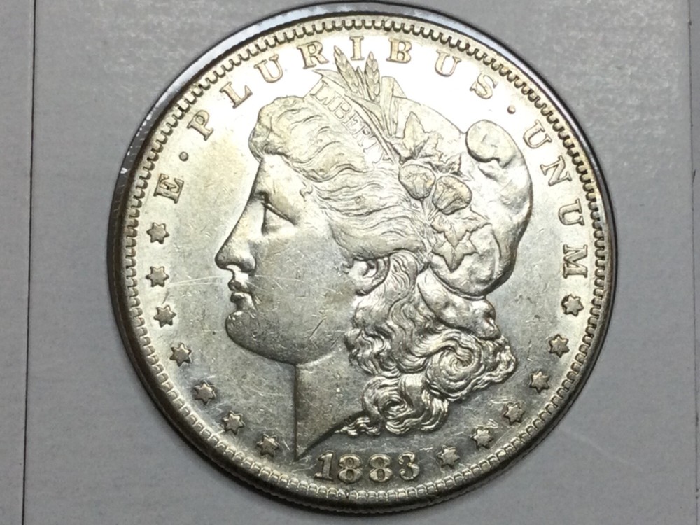 1883-S Morgan Dollar super slider