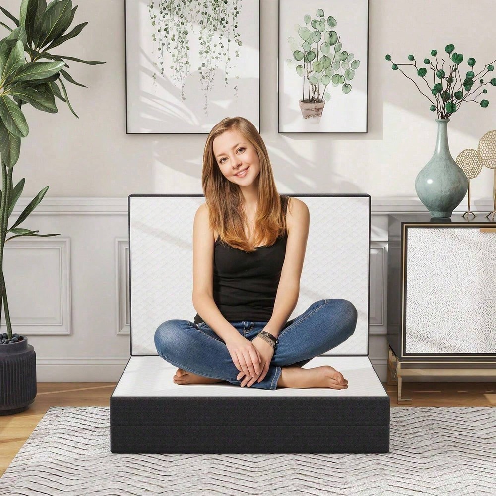 Folding Mattress, 3 Inch Tri-Fold Memory Foam Mattres