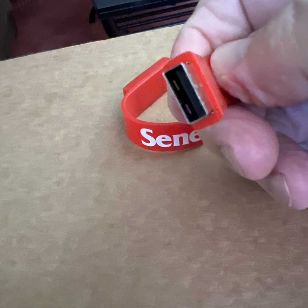 Red Wristband USB Flash Memory Drive Two