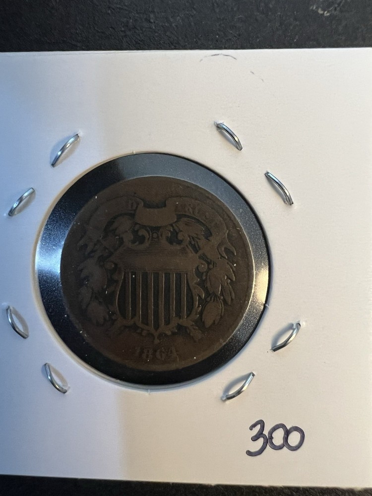1864 two cent piece