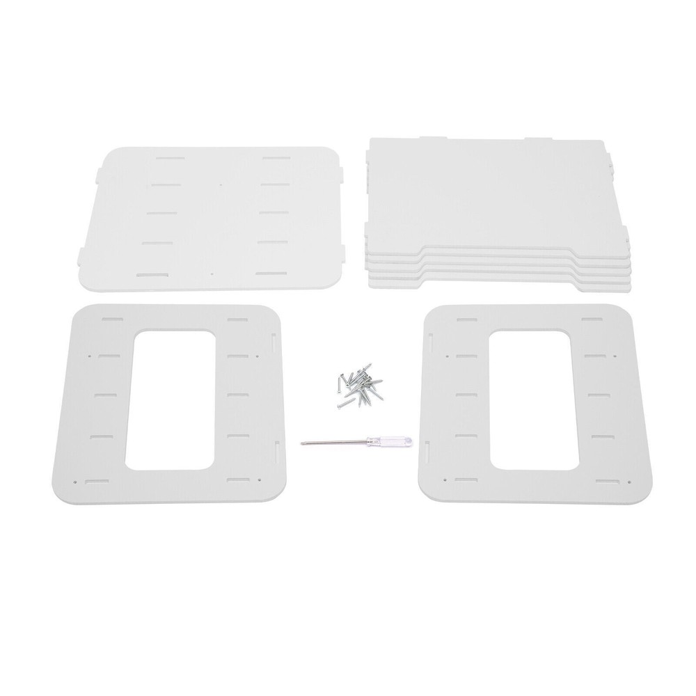 Stackable File Organizer Tray Desk Desktop Paper Document Tray Holder 5 Tiers